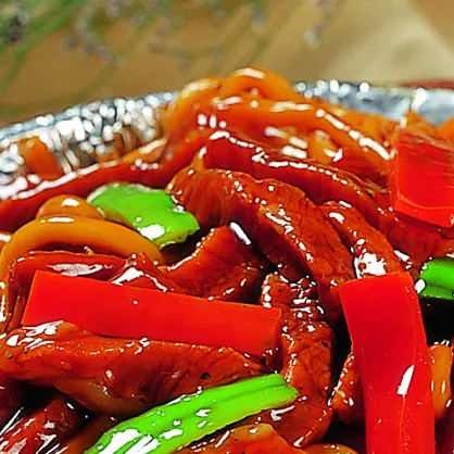 鸡肉虾仁炒面的做法步骤