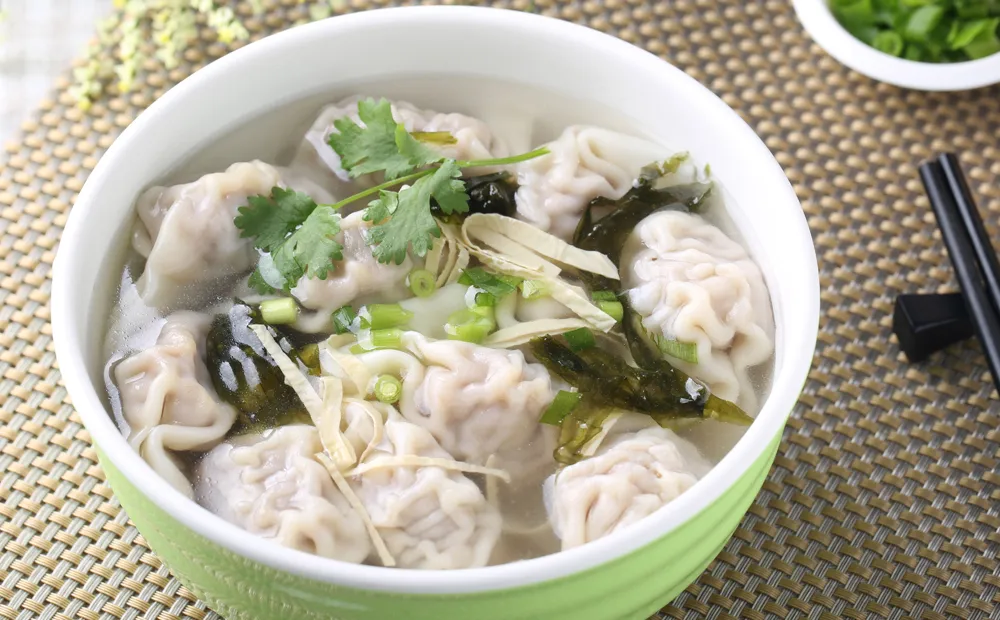鲜肉蒸馄饨