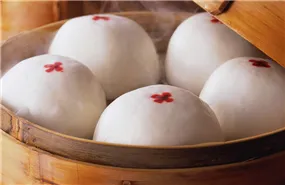 香煎雪菜馒头