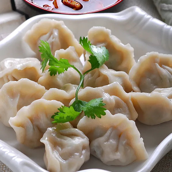 榨菜猪肉蒸饺