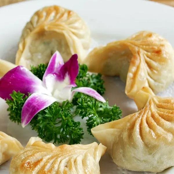 花瓜鸡肉蒸饺