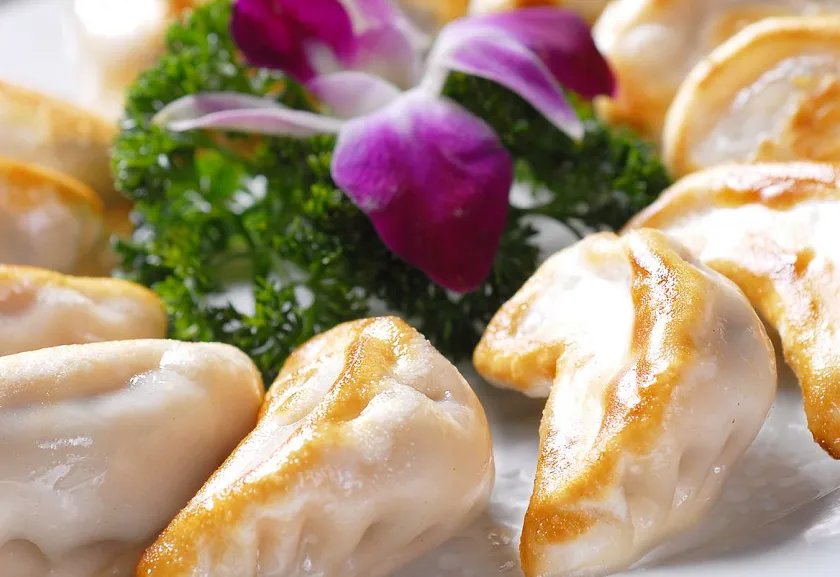 虾仁豆腐蒸饺