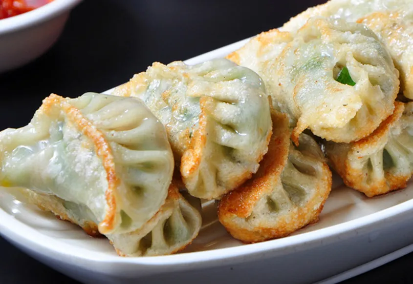 韭菜牛肉蒸饺