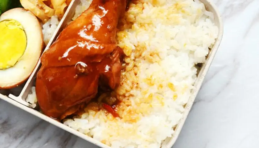 花生排骨饭的做法