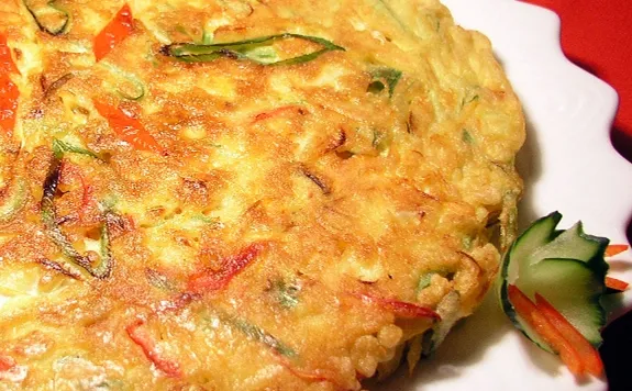 白芝麻葱香烙饼