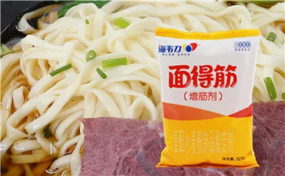 面得筋,饺子皮改良剂的用法_炸饺子