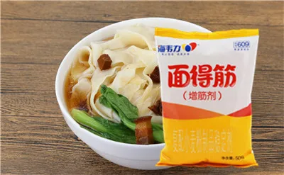 面得筋,饺子皮专用改良剂的使用方法_东北饺子