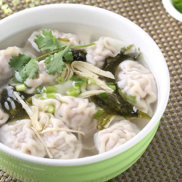 鸡蓉虾仁馄饨的做法