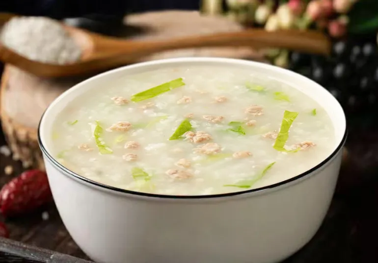 蟹肉莲藕粥的做法步骤