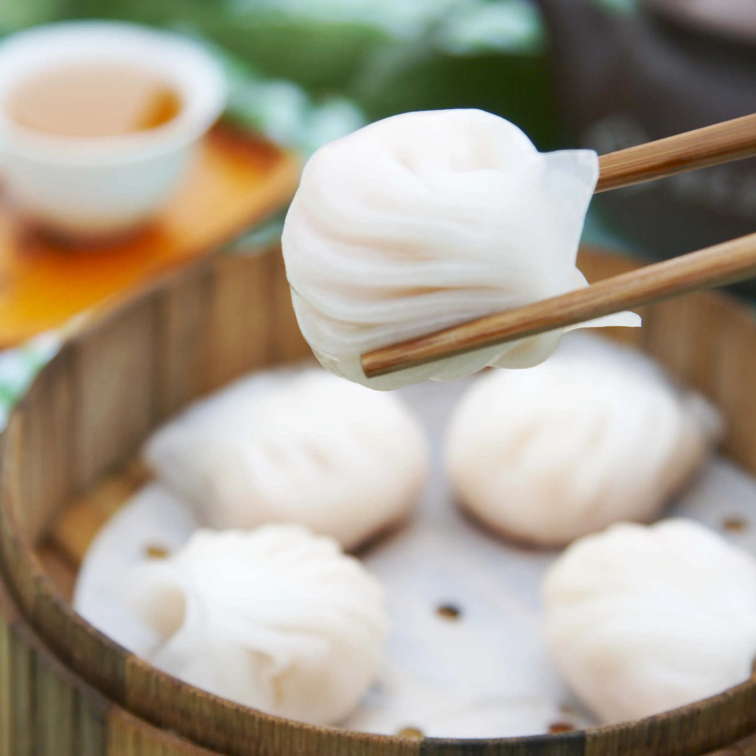 翡翠虾仁蒸饺的做法步骤
