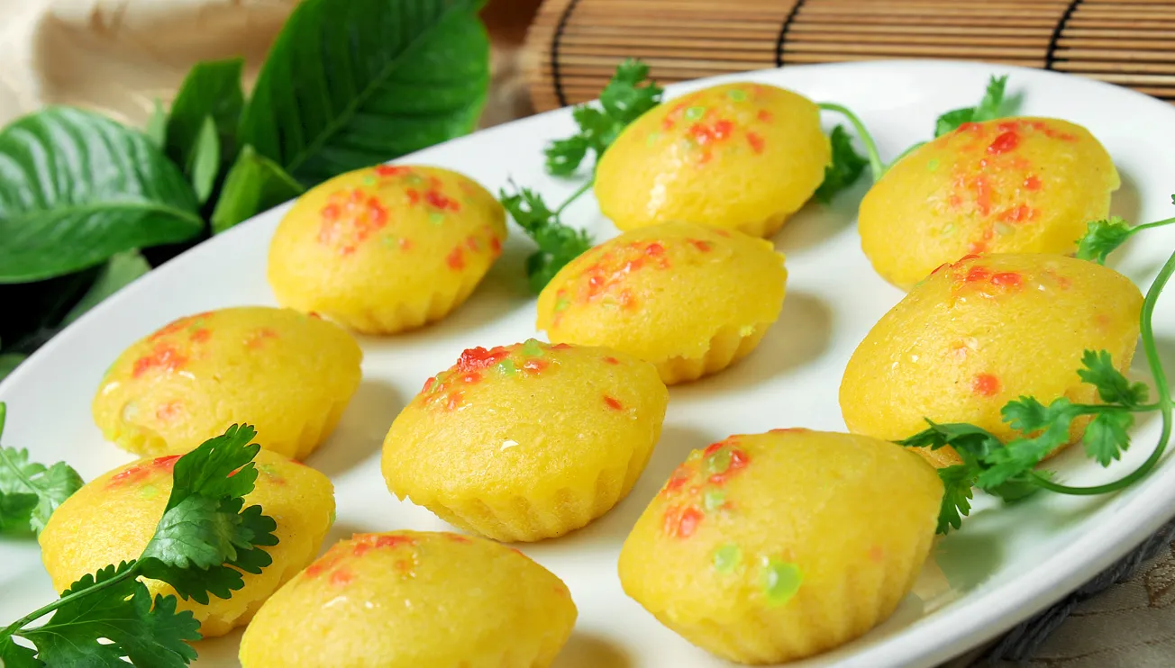 黄豆玉米发糕的做法步骤