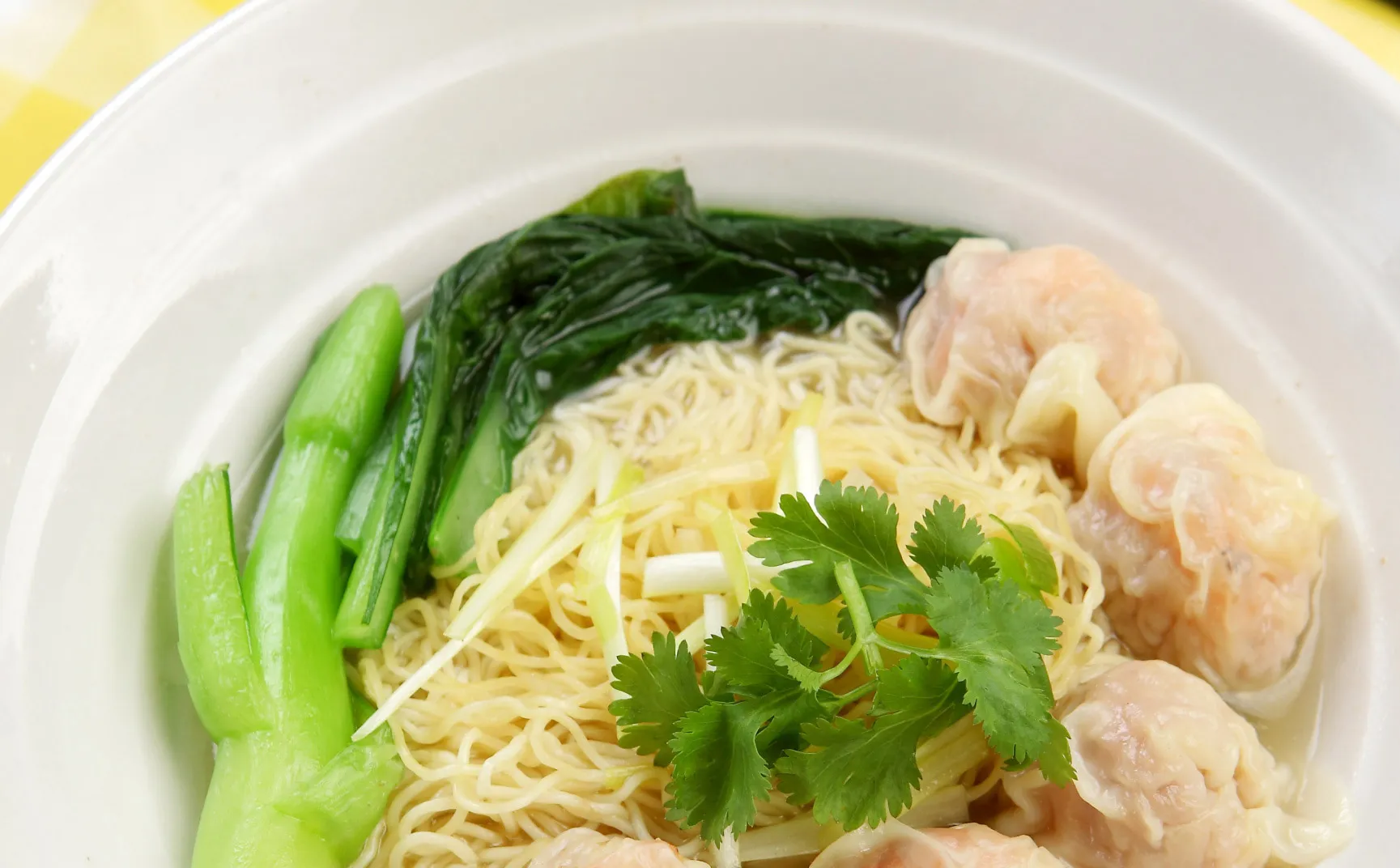 蛋煎菠菜虾仁馄饨