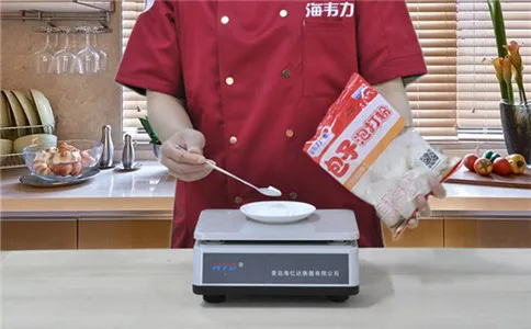 糖三角包子泡打粉的用法简介,称量包子泡打粉