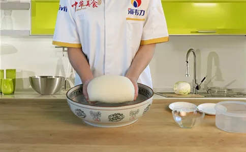 油条合成光滑面团
