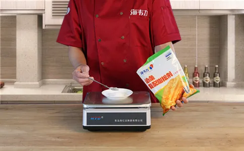 称量酥脆油条膨松剂