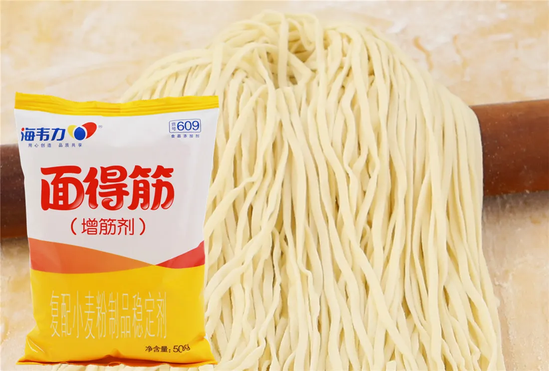 海韦力面得筋,人参蚌面的做法
