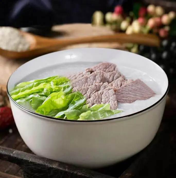 绿豆菜心粥的做法