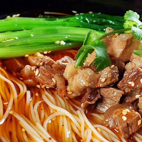 香菇酱肉面的做法步骤