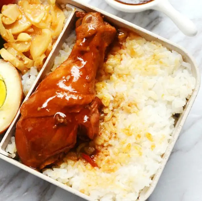 鸡丁豌豆饭