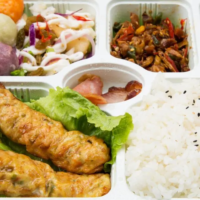 木瓜火腿蒸饭