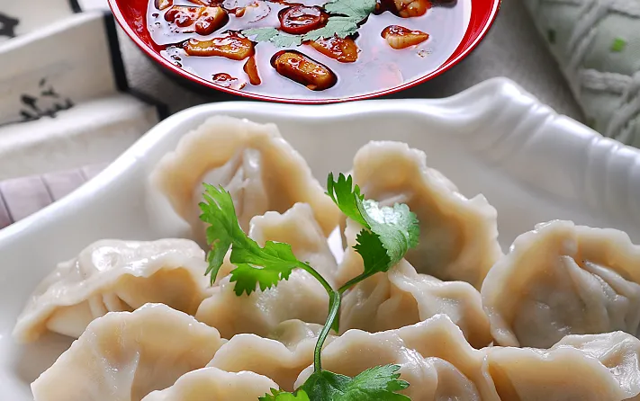 大头菜素蒸饺的做法步骤