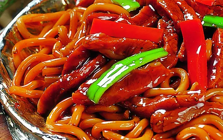 香菇肉丝炒面
