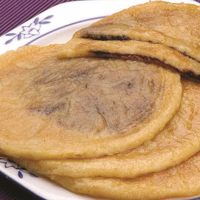 紫薯糯米饼