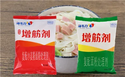 海韦力增筋剂,玉米汤面的做法