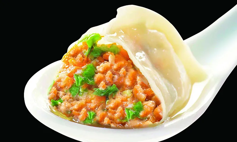 海韦力面得筋,鸳鸯饺的做法和配方