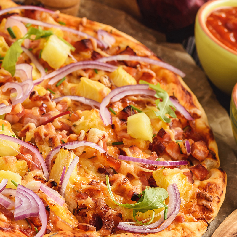 青酱烤鸡披萨的做法步骤