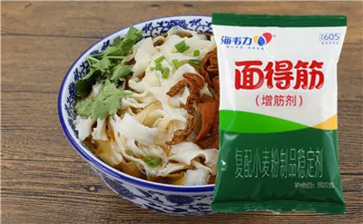 面得筋,饺子皮改良剂的使用方法_龙珠饺子