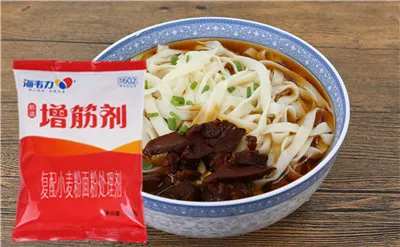 海韦力增筋剂,肉末打卤面的做法