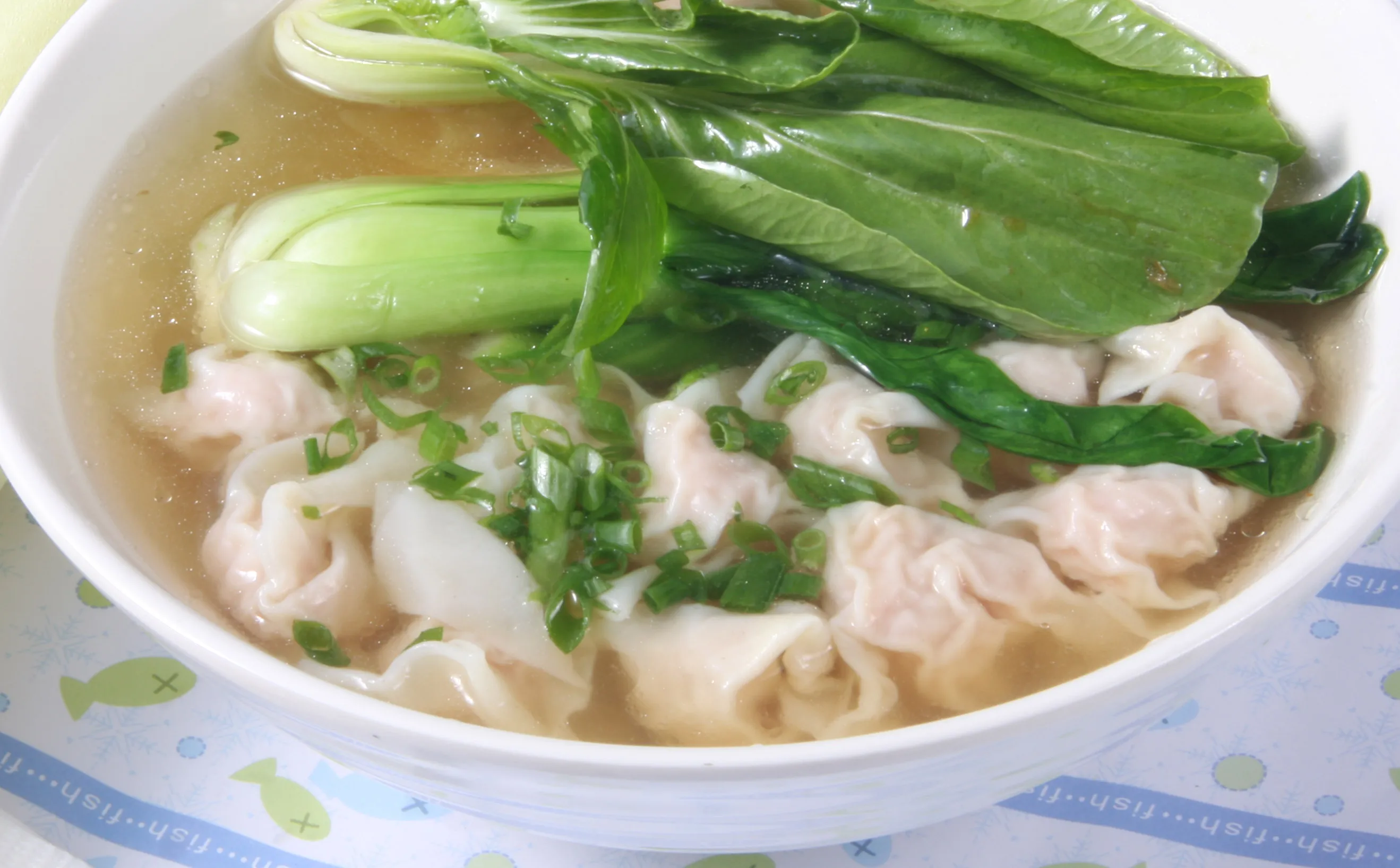 虾肉大云吞的做法