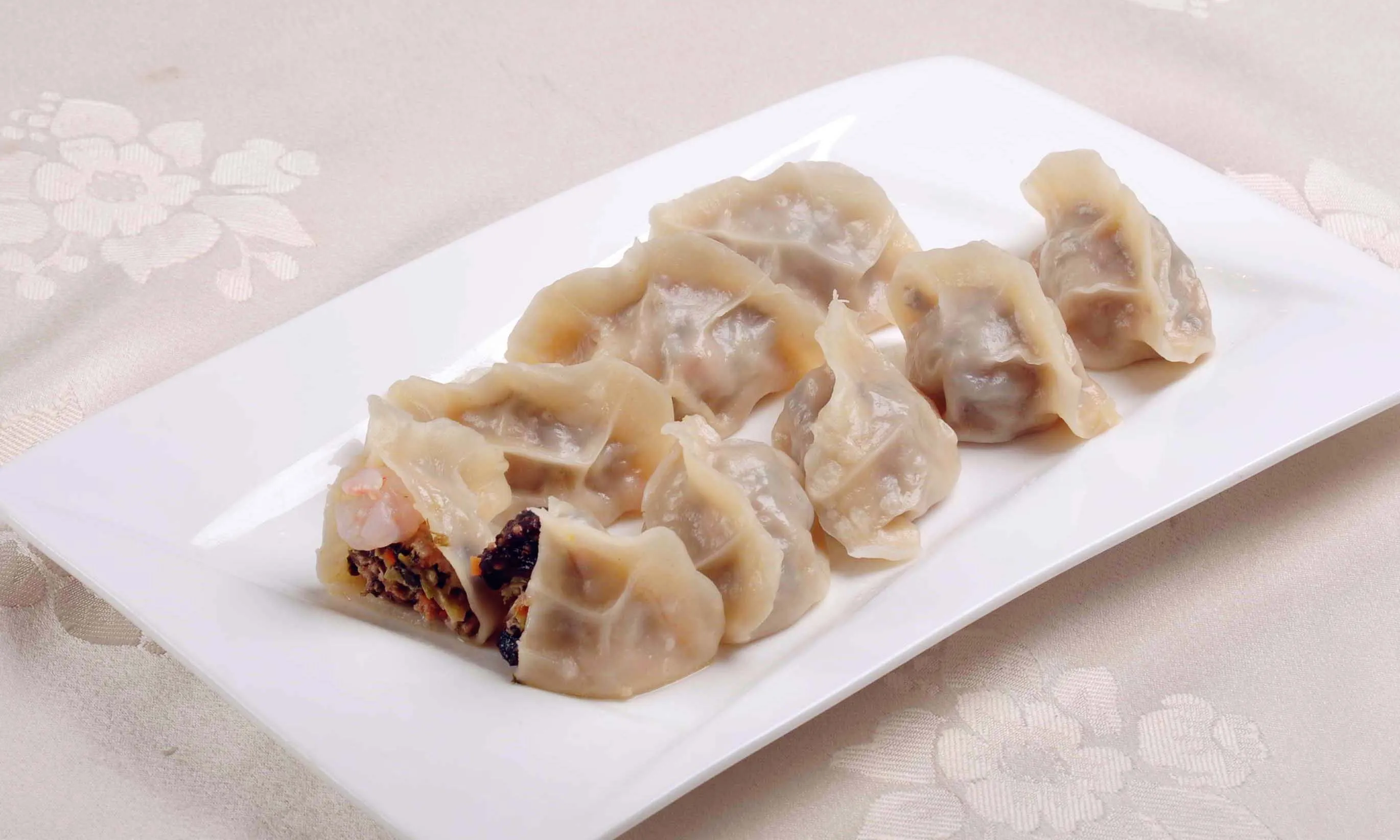 南瓜柳叶蒸饺的做法步骤