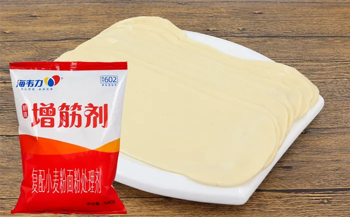海韦力增筋剂,绿茶冷面的做法