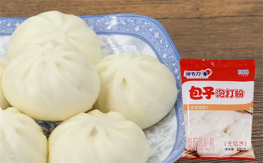 包子泡打粉,豆角肉末水煎包