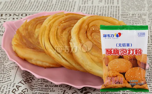 海韦力酥脆泡打粉,麻油馓子的做法