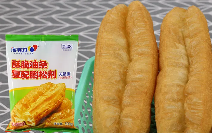 海韦力无铝酥脆油条膨松剂,速冻油条做法视频