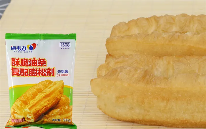 海韦力无矾酥脆油条膨松剂,速冻油条怎么做