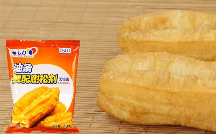 快速无矾油条膨松剂,茴香小油条怎么做的
