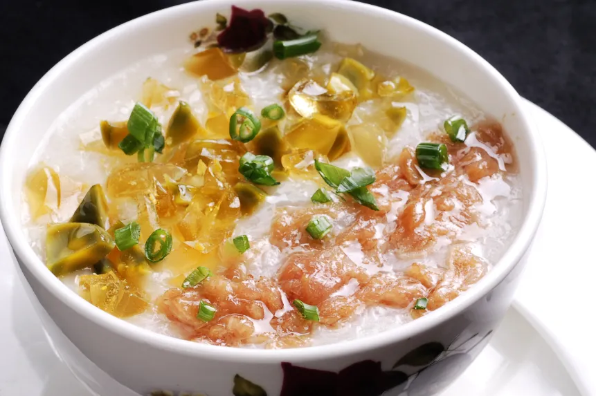 菠菜太极粥的做法步骤