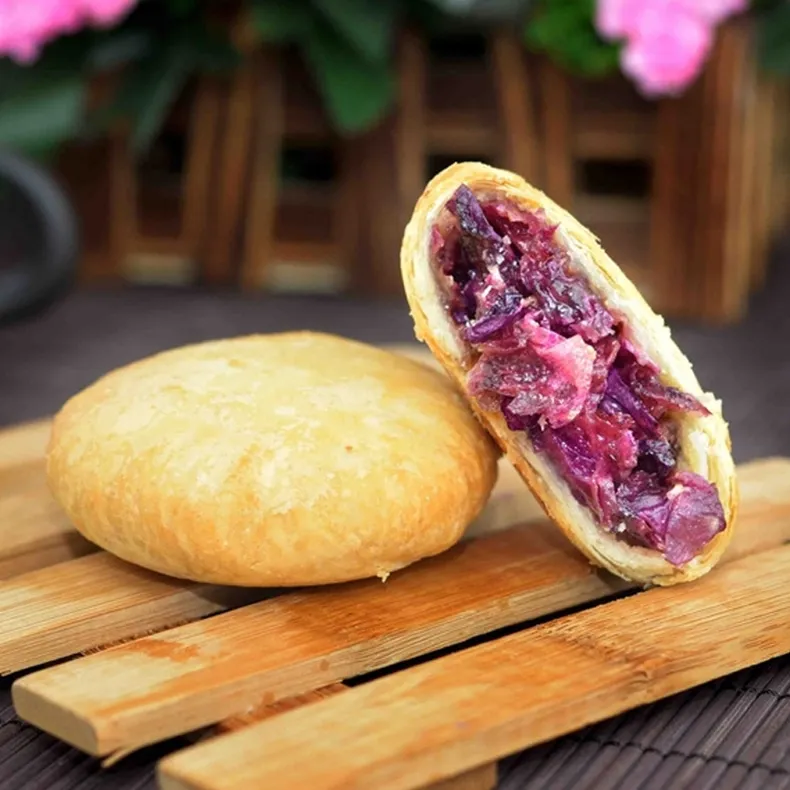 鲜花玫瑰饼的做法步骤