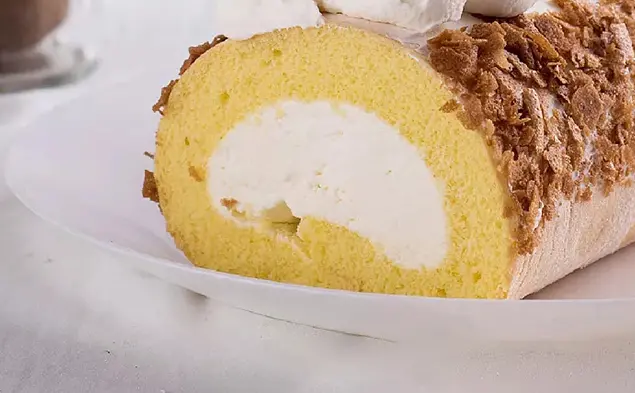 野生大米咸蛋糕