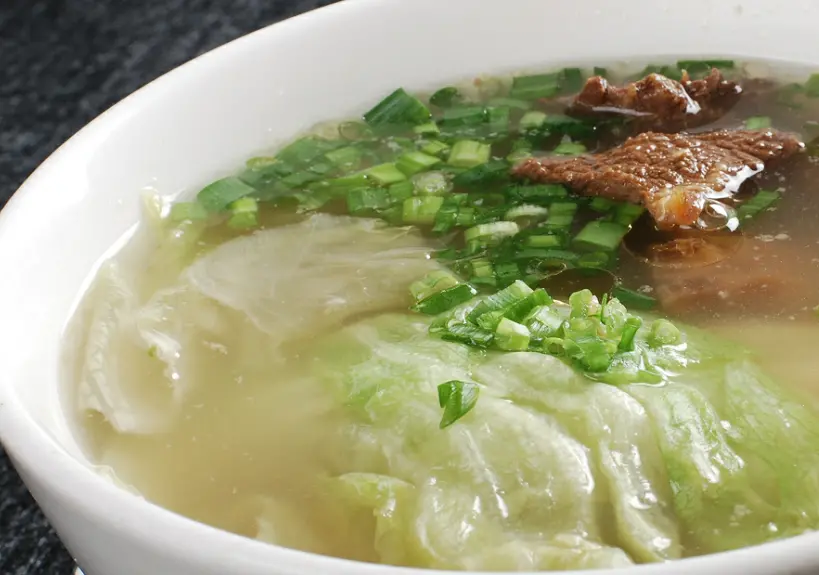 鸡排汤面条