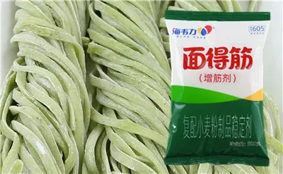 韭菜肉馅饺子,海韦力面得筋