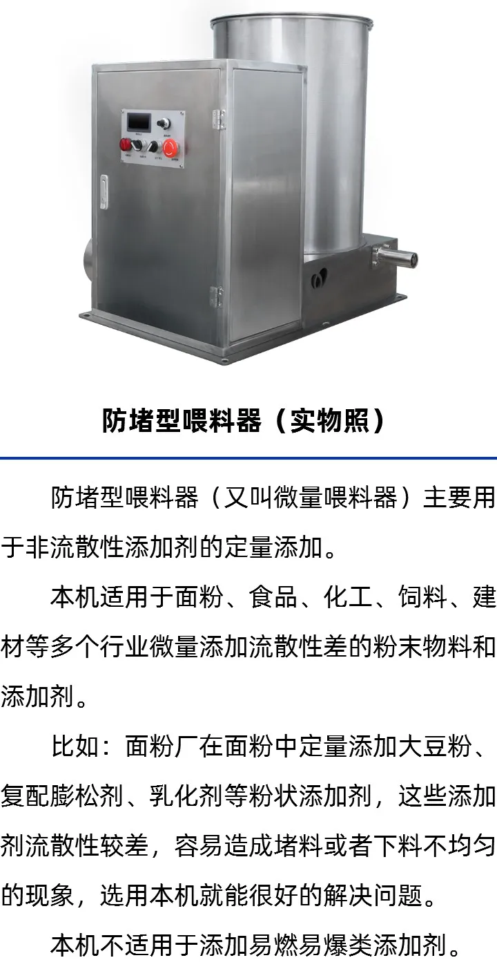 防堵型喂料器