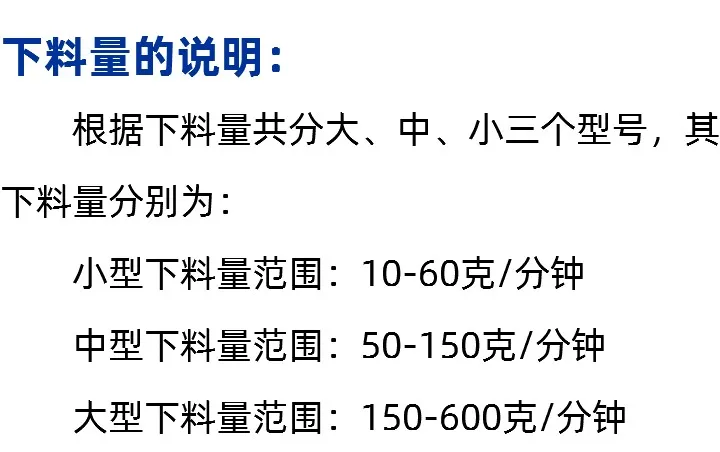 防堵型喂料器的说明