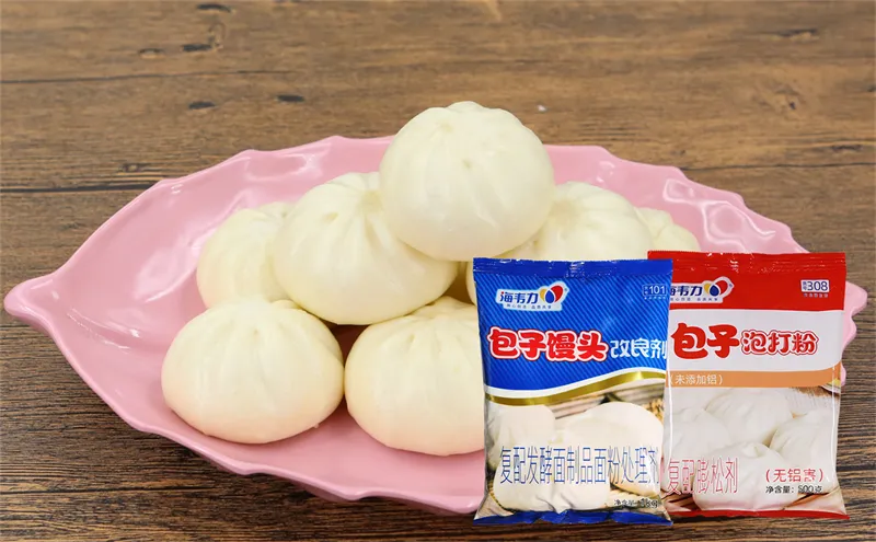 果仁包子的做法,海韦力包子馒头改良剂
