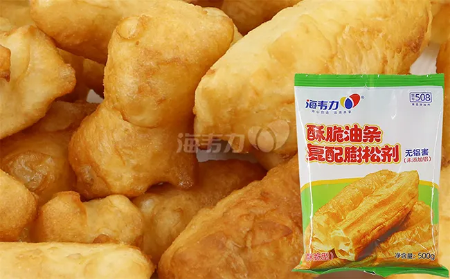 酥脆油条膨松剂方法的简介,茴香小油条的做法