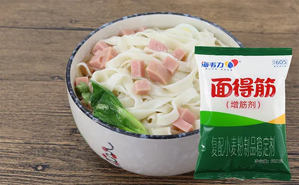 鲜虾韭黄饺,海韦力面得筋